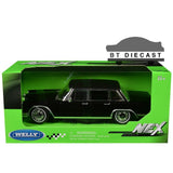 WELLY 1963 MERCEDES BENZ 600 1/24 DIECAST MODEL CAR BLACK 24121