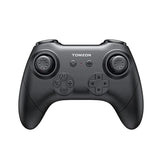 Tomzon drone remote control, black gamepad with dual joysticks and button panel