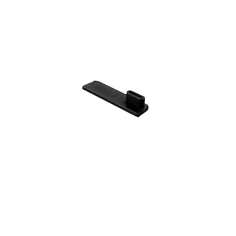 TPU charging port dust cover, dark textured