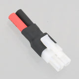 4mm banana plug to female jack adapter, black/red connectors, no wires