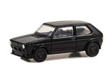 1980 Volkswagen Rabbit Widebody - Black 1:64 Scale Models - Greenlight 28130C