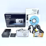 Panasonic LUMIX DMC-FX40 Compact Digital Camera Silver 12MP MEGA O.I.S.