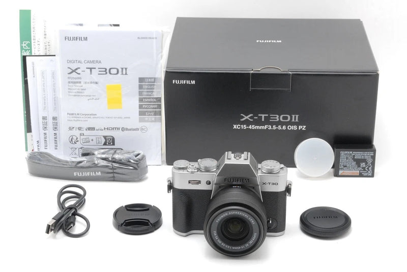 FUJIFILM X-T30 II Digital Camera XC 15-45mm Lens JAPAN [N.MINT++] 1,620 Shots!!