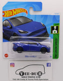 Hot Wheels Tesla Model Y Blue Hotwheels Short Card 2024 HTB80 NEW EV Elon Musk