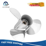 Hot! 11 1/8 x 14 Stainless Boat Propeller Fit YAMAHA Outboard 40-60HP 13 Spline Propeller