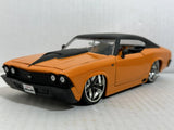JADA BIGTIME BTM 1969 CHEVY CHEVELLE SS ORANGE / BLACK 1:24 MODEL CAR NEW NO BOX