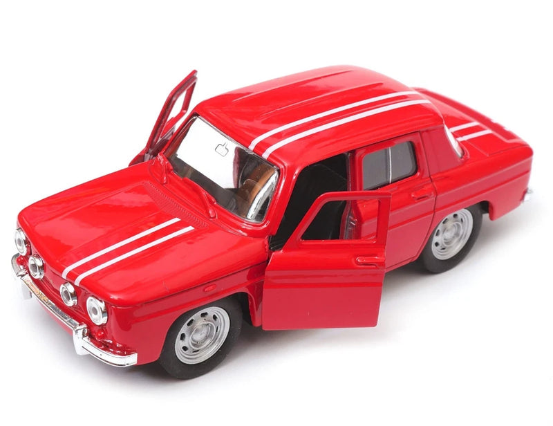 1960s Renault 8 Classic French Car Model Toy Red Diecast 1:34-1:39 Scale Welly