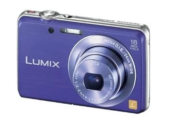 Panasonic Lumix FH8 Digital Camera Violet 5x Optical Zoom From Japan