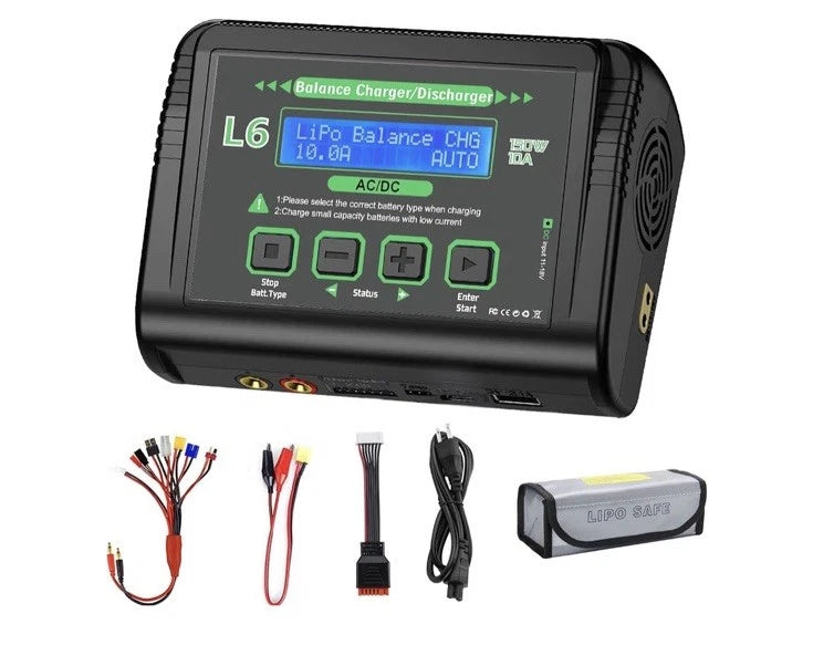 Lipo Battery Charger 150W 10A RC Battery Charger, Balance Fast Charger Battery