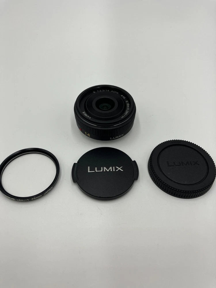 Panasonic Lumix G 14mm f/2.5 ASPH Lens Micro Four Thirds Black