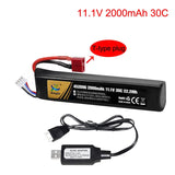 11.1V 2000mAh rechargeable LiPo Battery T Plug for RC Electronic water Rifle toy