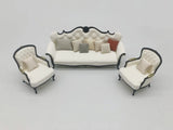 1:18/24 Diorama Sofa Model Set Garage Car Showroom Scene Furniture Accessory