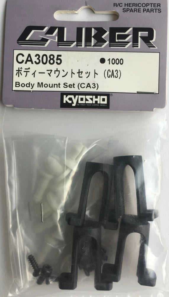 KYOSHO R/C HELICOPTER  - CALIBER CA3  - BODY MOUNT SET  CA3085