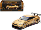 NISSAN GT-R (R35) TS RHD GOLD TDE 2025 1/64 BY INNO MODELS IN64-R35TSTH-TDE25