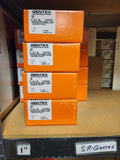 Gentex SR smoke alarm battery backup in orange retail boxes, labeled 120 VAC