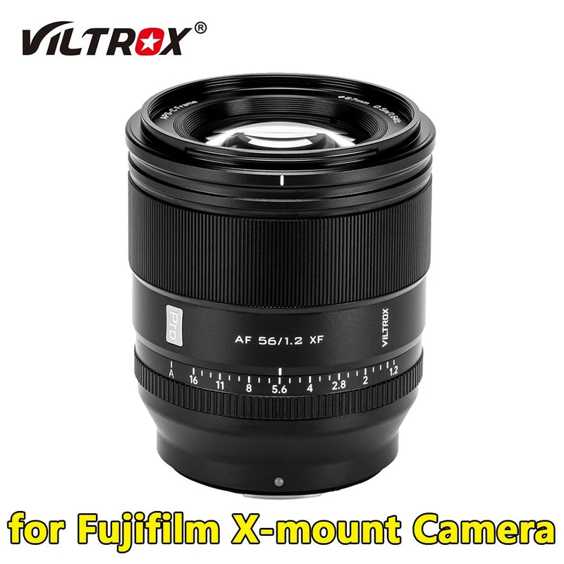 Viltrox 56mm F1.2 Pro Auto Focus Large Aperture Lens for Fujifilm X-mount Camera