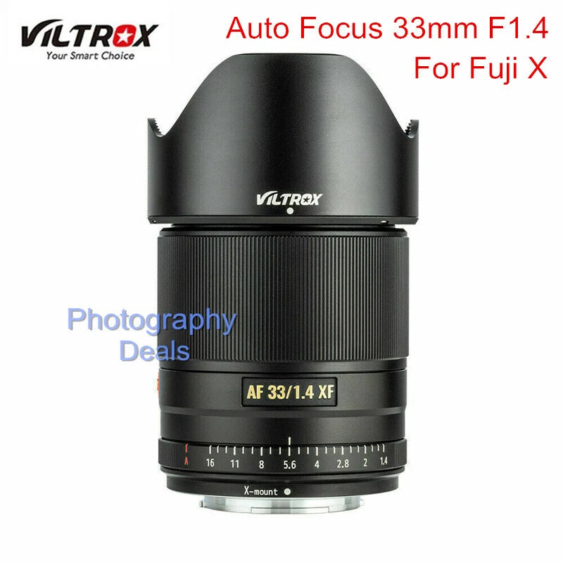 Viltrox 33mm F1.4 AF Large Aperture XF Mount Lens for Fujifilm FX Fuji X Camera
