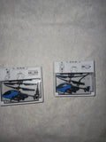 Two Mini Nano Remote Control RC Radio Helicopter Gift Toys for Kids