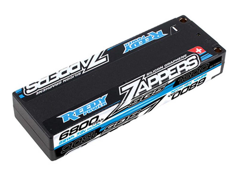 Team Associated 27380 Reedy Zappers SG5 2S 7.6V 6800mAh 130C HV-LiPo Low Profile Battery