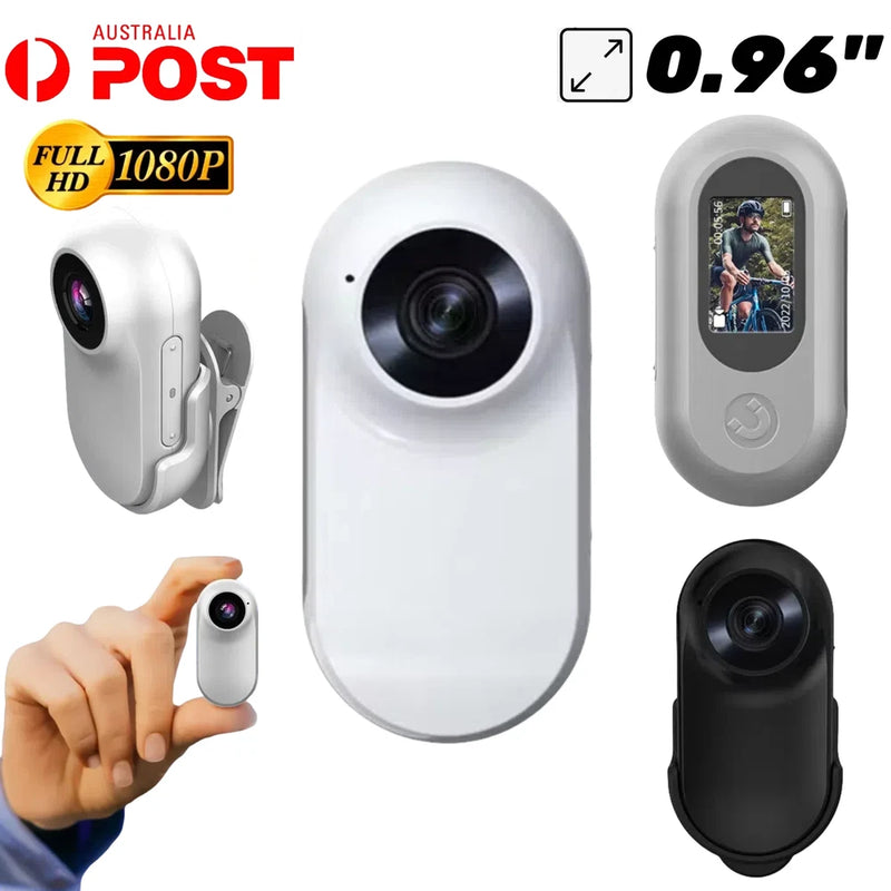 0.96" Mini Action Camera Outdoor Clip Pocket Cam Video Recorder Camcorder 1080P