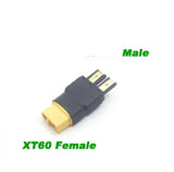 XT60 female to male RC adapter plug with gold contacts