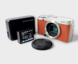 FUJI X-M1 Mirrorless Digital Camera Brown Body for Fuji X-mount Lens used