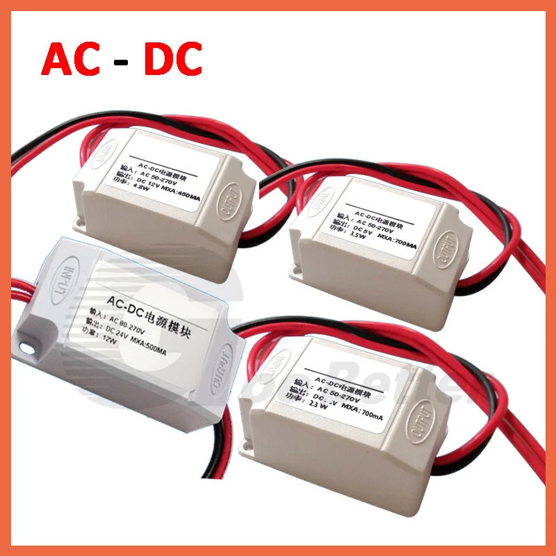 Mini AC-DC Buck Converter Power Supply Module AC 50-270V to DC 3.3V 5V 12V 24V