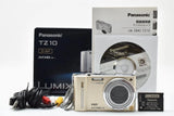 Panasonic LUMIX DMC-TZ10 Gold 12x Zoom Compact Digital Camera Used From Japan