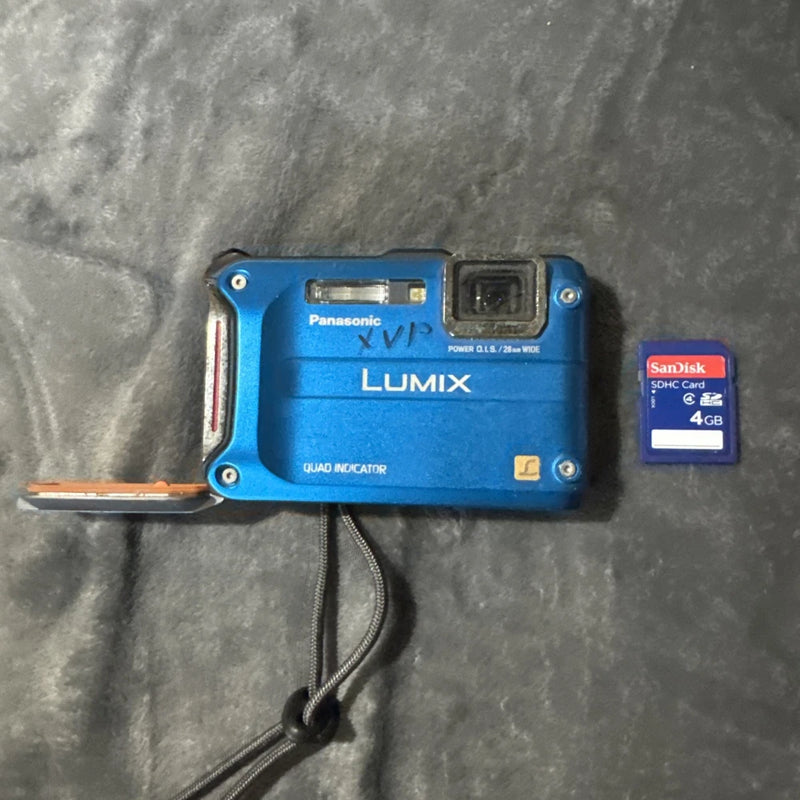 Digital Camera Lumix Waterproof Ultramarine Blue Dmc-Ft4