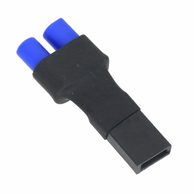 RC battery EC3 to JR Futaba adapter, no-wire leadless connector with blue pins
