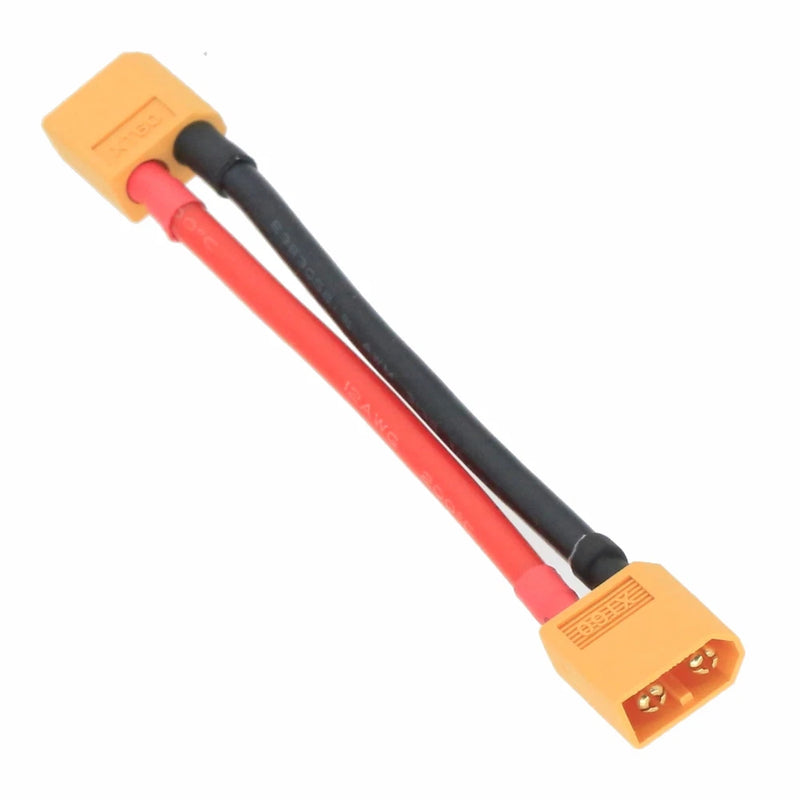 XT60 Male to Male cable 12AWG 10CM wire For RC Airsoft Battery Hobbies Toys FPV