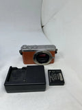 Panasonic LUMIX DMC-GM1 Orange Body with accessories, Shutter count3838