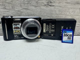 Panasonic Lumix TZ7 Digital Camera-Black 10.1MP, 12x Optical Zoom - Tested