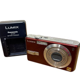 Panasonic LUMIX DMC-FX7 5.0MP Digital Camera Red Leica Lens Tested MINT Japan