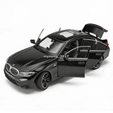 1/24 325Li Toy Car Model Diecast Doors Open Light Sound Pull Back Black