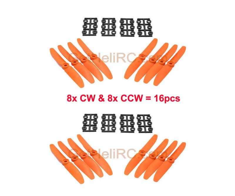 HQ Prop 5030 5x3 ORANGE MultiRotor propeller CW, CCW (TOTAL 16PCS), FREE SHIP