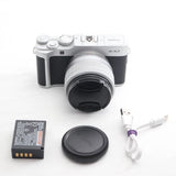Fujifilm X-A7 Mirrorless Camera Lens Kit, Siler
