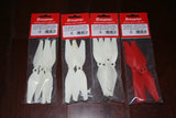 4 bags Graupner Elektro Propeller 5x3 High Quality Prop WHITE/RED