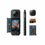Insta360 X5 Adventure Kit With 256GB SD Card With Spare Battery And Selfie Stick