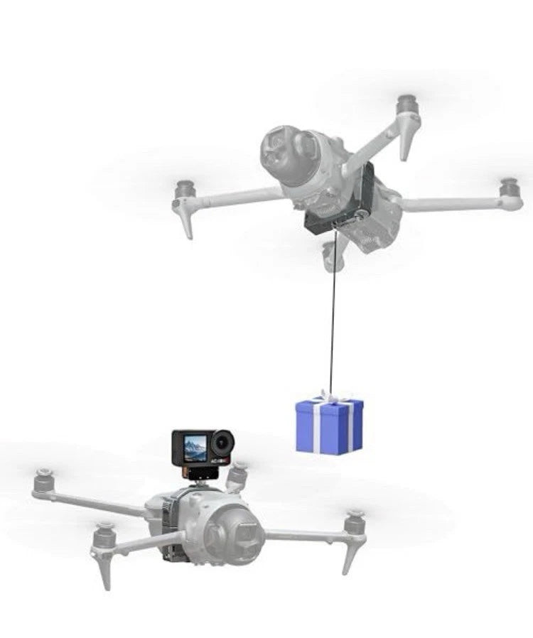 DJI Mavic 4 Pro Drone Airdrop System Payload Drop Release Device Accessory.