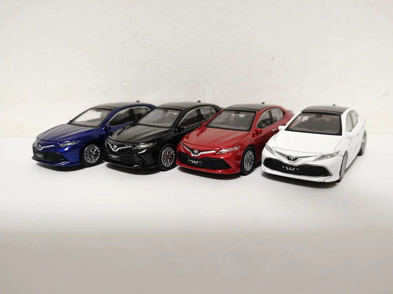 1/64 Toyota Camry 8th Eight Gen Diecast Car Model Kids Gift Display Black White