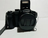 Panasonic LUMIX DMC-FZ7 Black Digital Camera Bundle With Bag - Tested Works