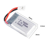 3.7V 702030 300mAh 20C Rechargeable Lipo Battery for RC Drone Helicopter Quad