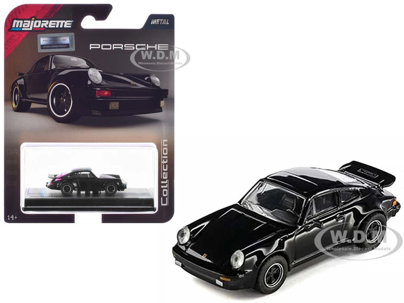 1975 PORSCHE 930 TURBO BLACK 1/64 DIECAST MODEL CAR BY MAJORETTE 8505001021
