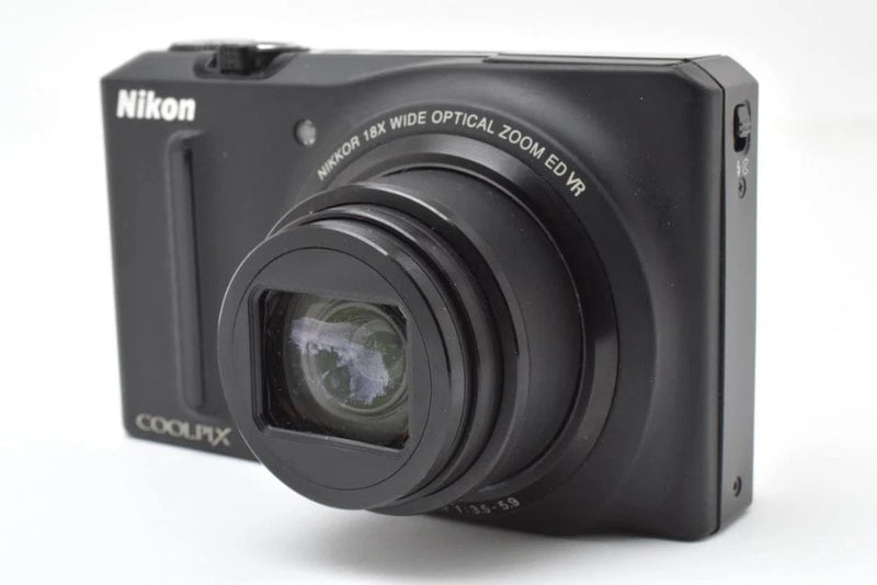 Nikon COOLPIX S9100 18x Optical Zoom Digital Compact Camera Black JP