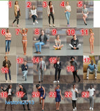 1/18 1/24 Girl Man Miniatures Figurine Figures Model For Cars Vehicles ZZ0003
