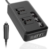 200W Car Inverter 12V DC to 220V/110v AC Power Converter USB Charger LED Display