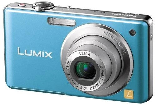 Panasonic Lumix FS6 Digital Camera Blue Compact Point & Shoot From Japan