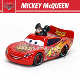 Disney Pixar Cars Mickey Lightning McQueen 1:55 Metal Diecast Car Toy, NEW Loose