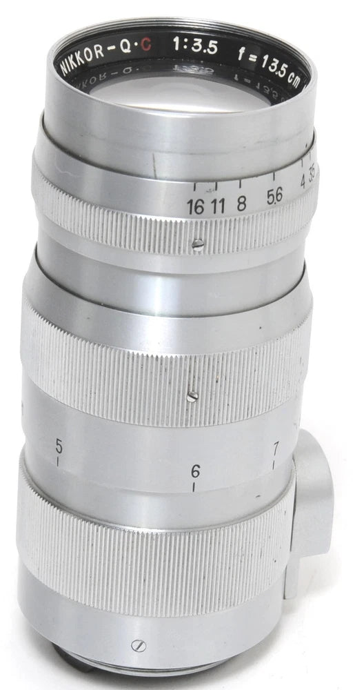 Nikon Nikkor QC 3.5/13.5cm Nippon Kogaku Leica Screw Mount NEEDS CLEANING